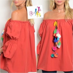 Tassel Dangle Top